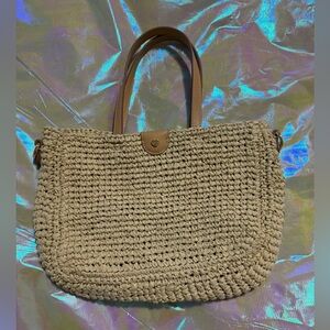 Stoney Clover Lane Woven Little Beach Tote